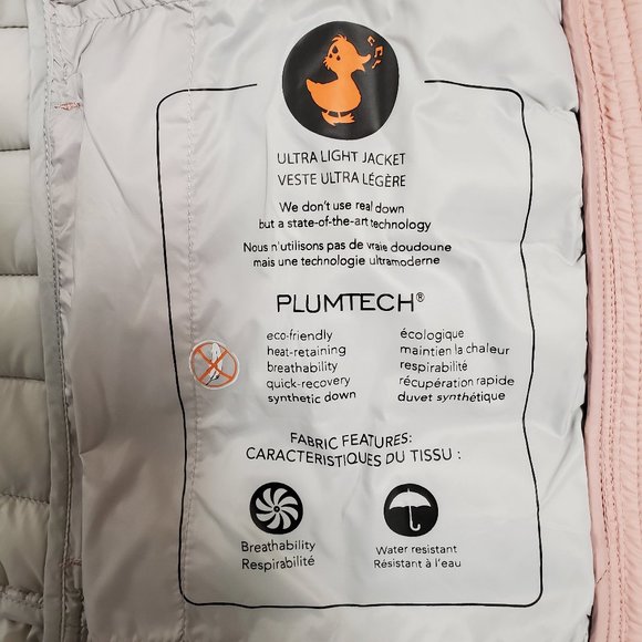 SAVE THE DUCK Blush Pink Giga Classic Puffer Coat - Picture 12 of 15